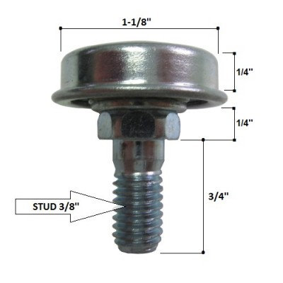 1PCS Furniture Connecting Fittings Screws Kit Rocking Chair Bearing Accessories Connecting Hardware HM95 Cowmole Co 